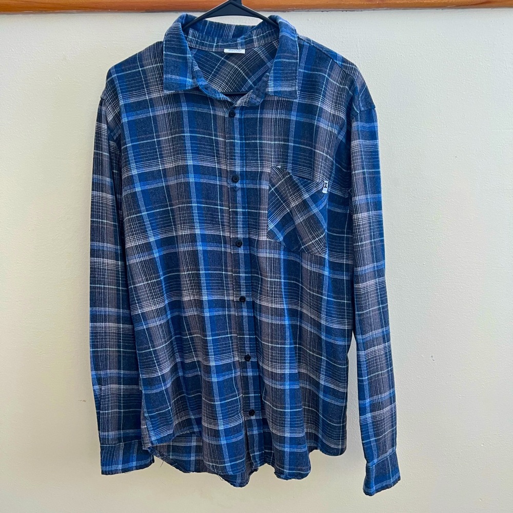 DC button down shirt